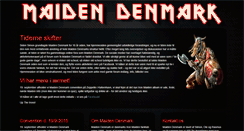 Desktop Screenshot of maidendenmark.dk